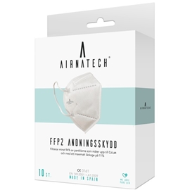 Airnatech Andningsskydd FFP2 Vit 10 st/paket