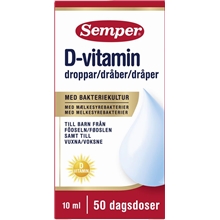 Bilde av Semper D-vitamindroppar 50 Dagsdoser 10 Ml
