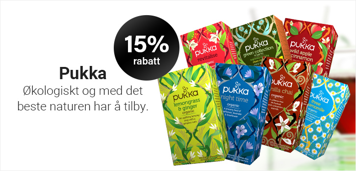 PUKKA - 15% rabatt!