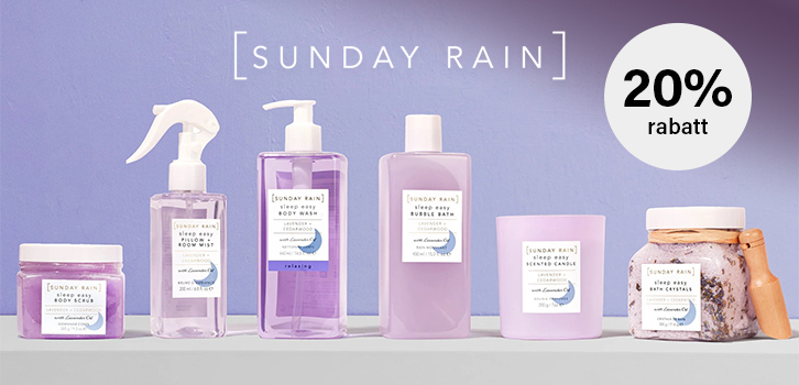 Sunday Rain - 20% rabatt