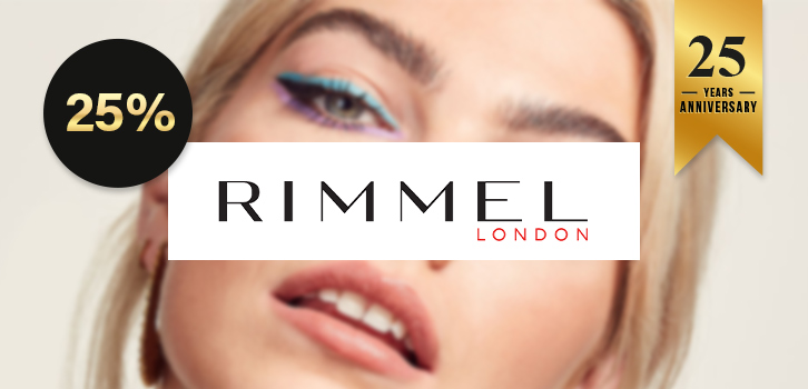 Rimmel - 25% rabatt