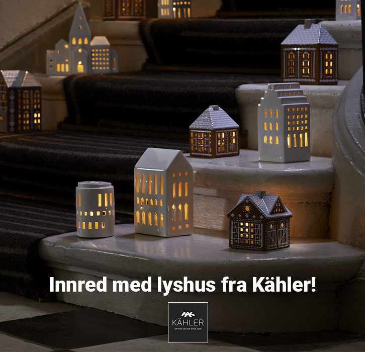 Urbania og Gingerbread hus fra Kähler!