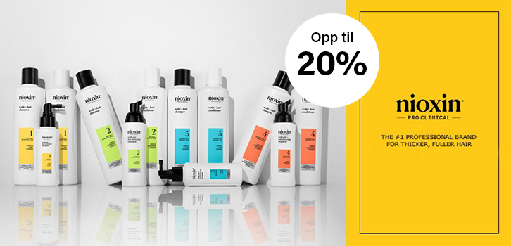 Nioxin - opp til 20% rabatt