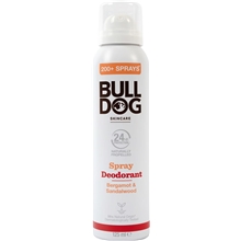 Bulldog Bergamot & Sandalwood Spray Deodorant 125 ml