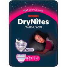 DryNites Girl 8-13 9 stk/pakke