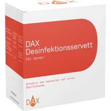 DAX Desinfektionsservett Händer 20 stk/pakke