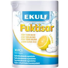 Ekulf Fuktisar Lemon 30 tabletter