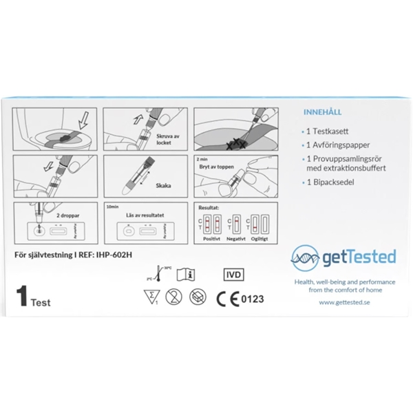 Get Tested Magsårstest (Bilde 2 av 2)