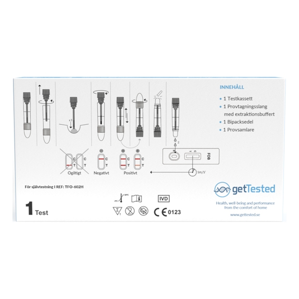 Get Tested Blod i Avföring test (Bilde 2 av 2)