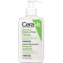 236 ml - CeraVe Hydrating Cream-To-Foam Cleanser