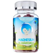 Monkids Magnesium Tonår Blåbär 60 tabletter