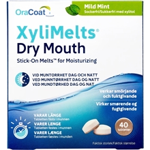 Xylimelts Dry Mouth 40 tabletter