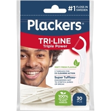 Plackers Tri-Line 30 stk/pakke