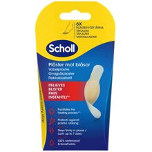 Scholl Blister Plasters Toes 6 stk/pakke