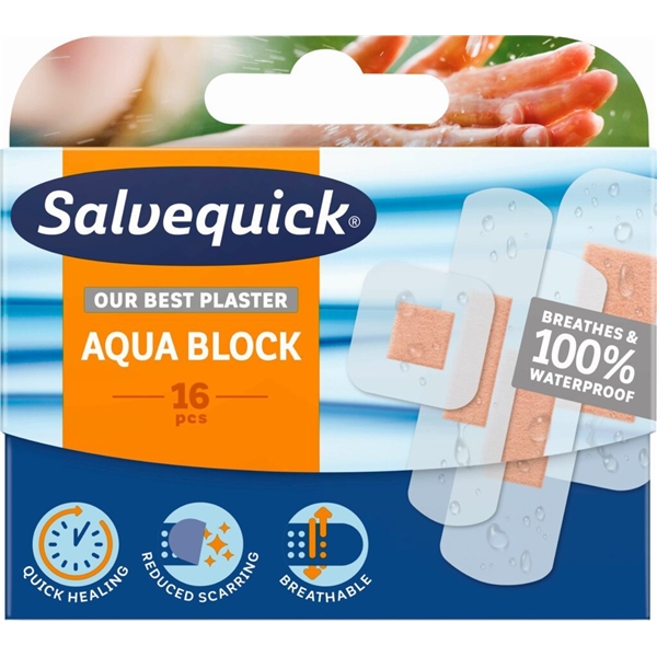 Salvequick Aqua Block 16st (Bilde 1 av 2)