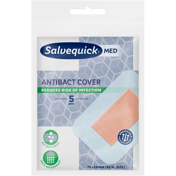 SalvequickMED Maxi Antibact Cover (Bilde 1 av 2)