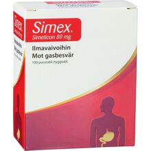 80 tabletter - Simex Tuggtablett 80mg