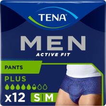 TENA Men Pants Plus S/M 12 stk/pakke