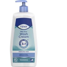 TENA ProSkin Wash Cream 3-in-1 Perfume Free 1000 ml