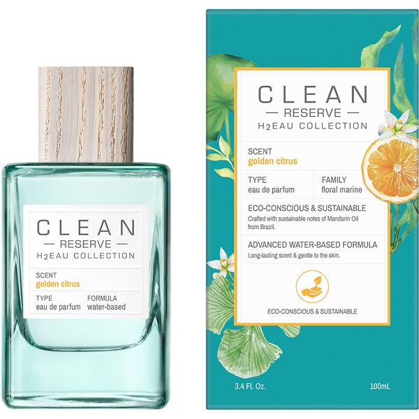 Clean Reserve H2EAU Golden Citrus - Edp (Bilde 2 av 5)