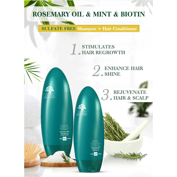 Arganmidas Rosemary Mint Revitalizing Shampoo (Bilde 11 av 12)