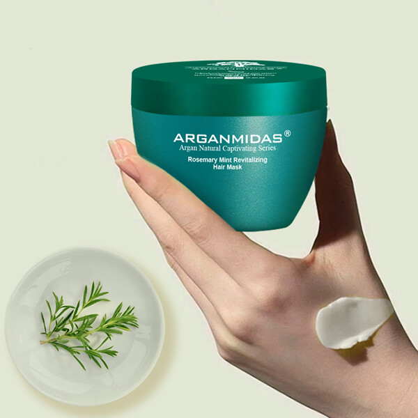 Arganmidas Rosemary Mint Revitalizing Hair Mask (Bilde 5 av 11)