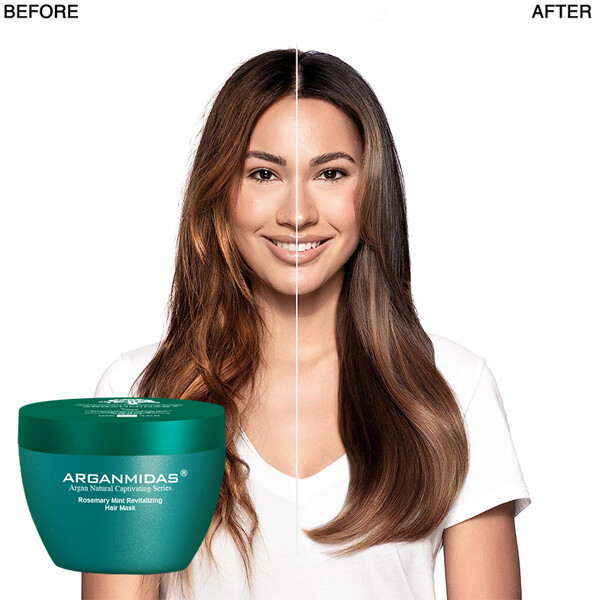 Arganmidas Rosemary Mint Revitalizing Hair Mask (Bilde 7 av 11)