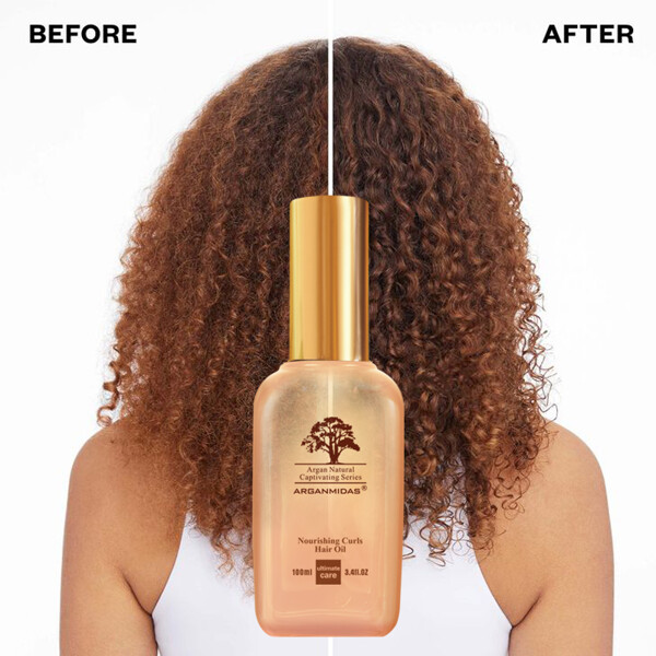 Arganmidas Nourishing Curls Hair Oil (Bilde 4 av 8)