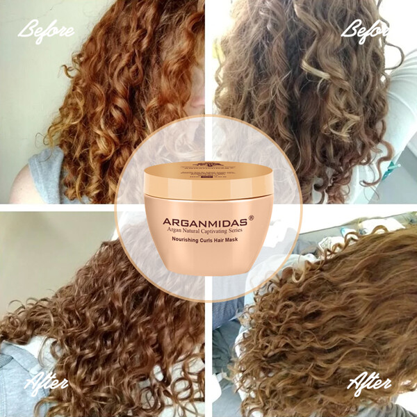 Arganmidas Nourishing Curls Hair Mask (Bilde 6 av 8)