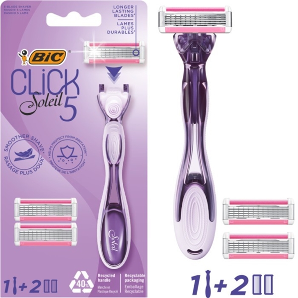 BIC Click Solei 5 Razor Starter Kit