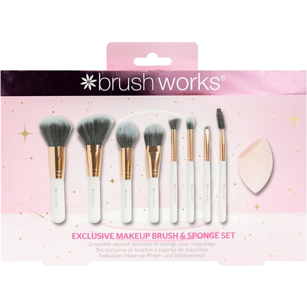 Brushworks Exclusive Makeup Brush & Sponge Set (Bilde 1 av 4)