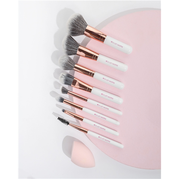 Brushworks Exclusive Makeup Brush & Sponge Set (Bilde 2 av 4)