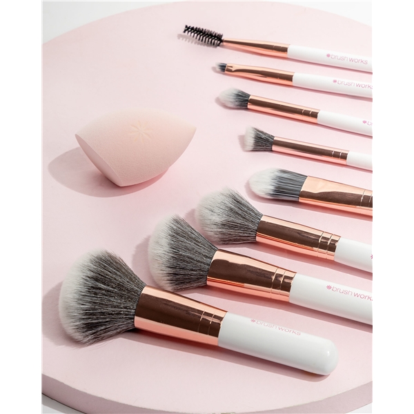 Brushworks Exclusive Makeup Brush & Sponge Set (Bilde 3 av 4)