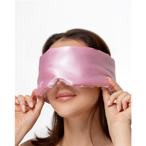 Brushworks Cushioned Satin Sleep Mask (Bilde 4 av 9)