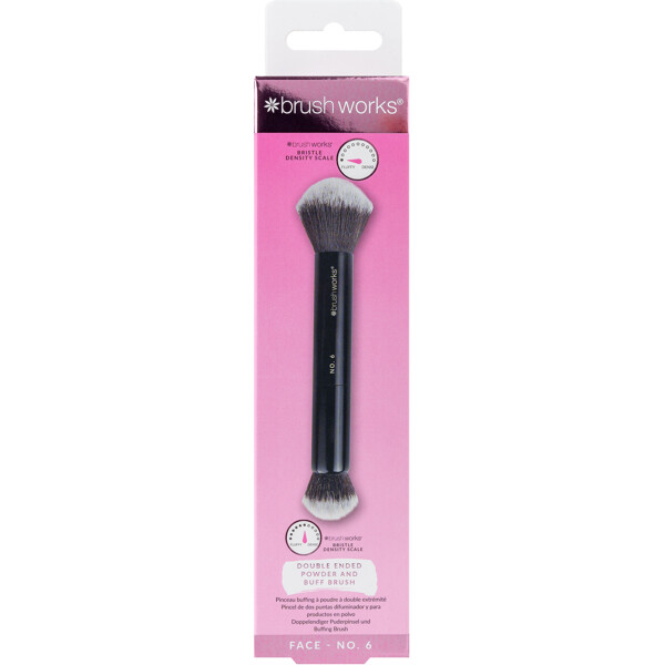 Brushworks No. 6 Double Ended Powder & Buff (Bilde 1 av 8)