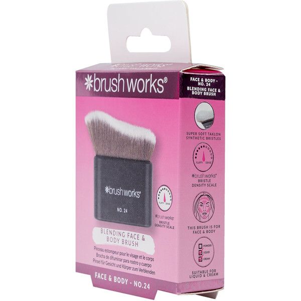 Brushworks No. 24 Blending Face & Body Brush (Bilde 2 av 8)