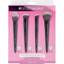 Brushworks Buff & Blend Face Set