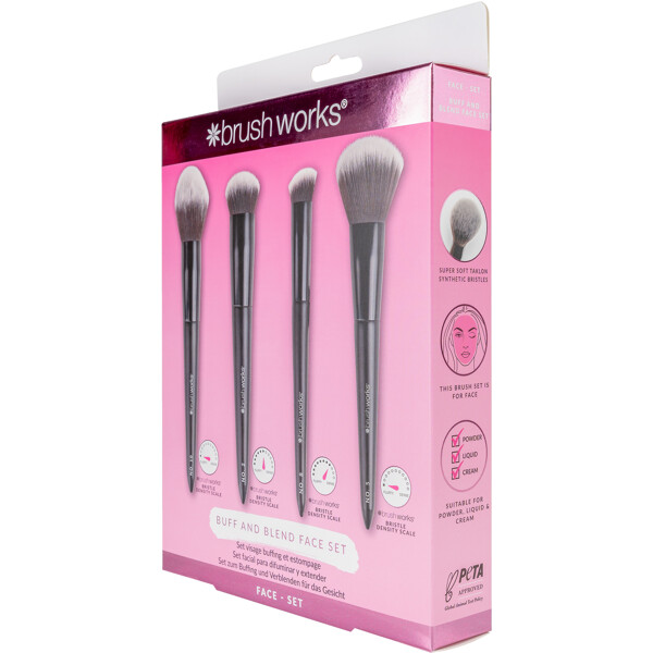 Brushworks Buff & Blend Face Set (Bilde 2 av 5)