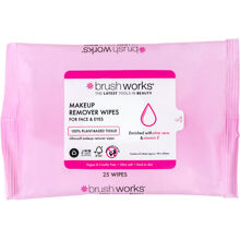 25 stk/pakke - Brushworks Makeup Remover Wipes