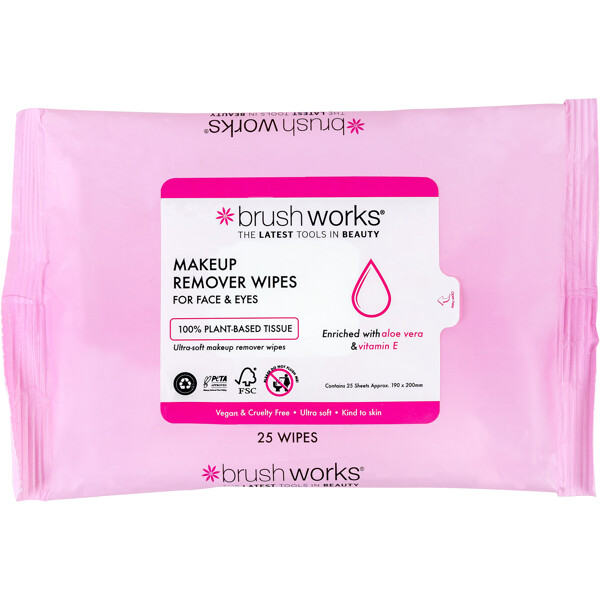 Brushworks Makeup Remover Wipes (Bilde 1 av 4)