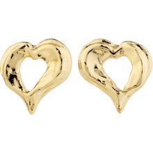 11251-2003 TIDE Heart Earrings Gold Plated