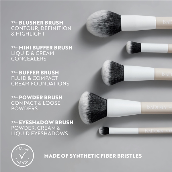 IsaDora Powder Brush (Bilde 3 av 3)