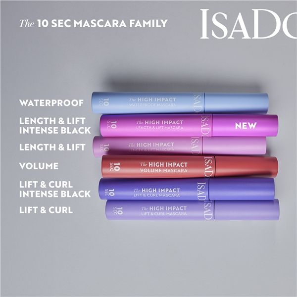 IsaDora The 10 Sec High Impact Length Mascara (Bilde 8 av 8)