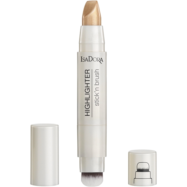 IsaDora Highlighter Stick'n Brush (Bilde 1 av 3)