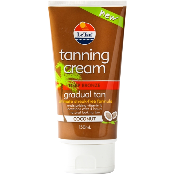 Tanning Cream Coconut Deep Bronze Gradual Tan