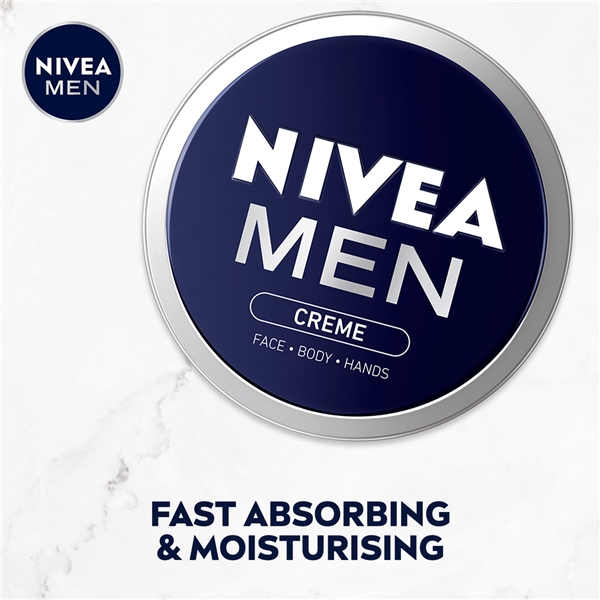 Nivea Men Creme - Face Body Hands (Bilde 2 av 6)