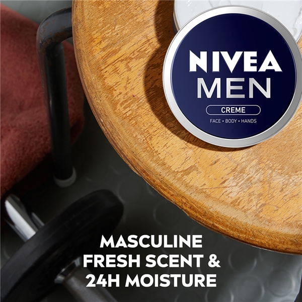 Nivea Men Creme - Face Body Hands (Bilde 3 av 6)