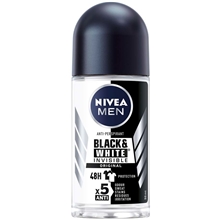 50 ml - Nivea Men Deo Black & White Invisible Roll On