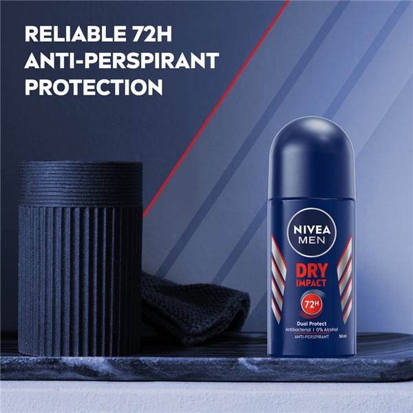 Nivea Men Deo Dry Impact Roll on (Bilde 2 av 5)