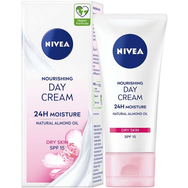 Nivea Nourishing Day Cream SPF15 - Dry Skin (Bilde 1 av 5)